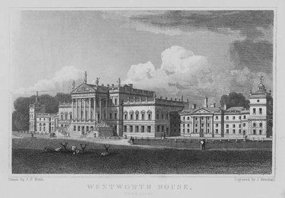 Wentworth House, Yorkshire od John Preston Neale