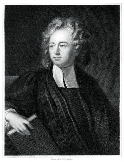 Richard Bentley , anglický teolog, klasický učenec a kritik, 1834. od J. Posselwhite