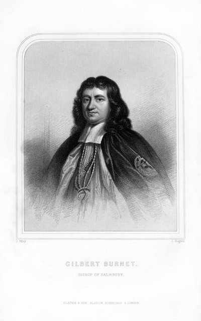 Gilbert Burnet , skotský teolog a historik, 1870 od J. Rogers