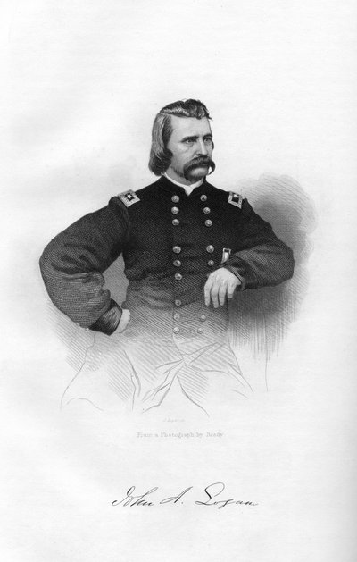 John Alexander Logan , voják Unie a politik, 1862-1867. od J. Rogers