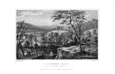 Kaple sv. Kateřiny, Guildford, Surrey, 1829. od J. Rogers