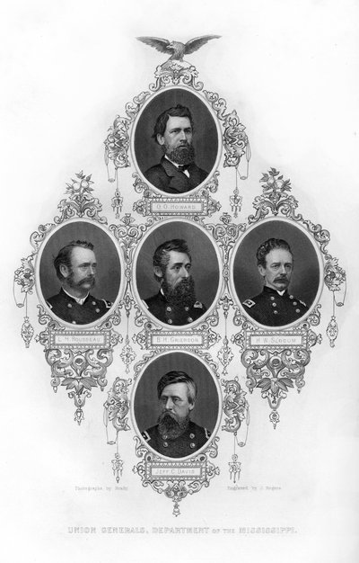 Generálové odborů ministerstva Mississippi, Americká občanská válka, 1862-1867. od J. Rogers