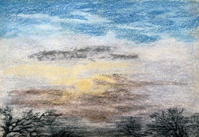 Chromatics of the Sky, 27. října 1883 (křída a pastel na papíře) od J. S. Dyason