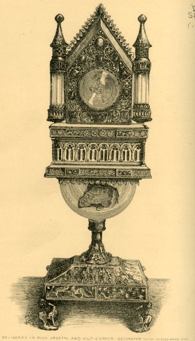 Relikviář, počátek 13. století, 1881. od J. S. Goepel