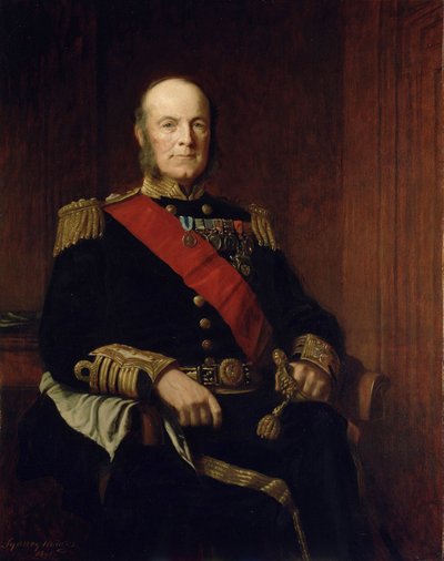 Portrét admirála Arthura Hooda od J. Sydney Willis Hodges