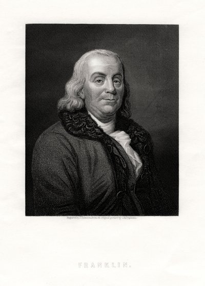Benjamin Franklin, politická osobnost a státníci Spojených států, 19. století od J. Thomson
