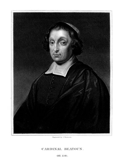 Kardinál David Beaton, arcibiskup ze St Andrews, 1825. od J. Thomson