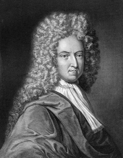 Daniel Defoe , anglický spisovatel a novinář, 1836. od J. Thomson