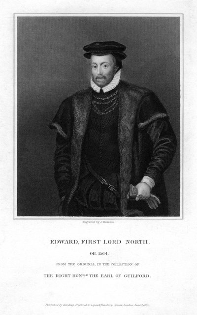 Edward North c1496-1564, 1. Lord North, 1825. od J. Thomson