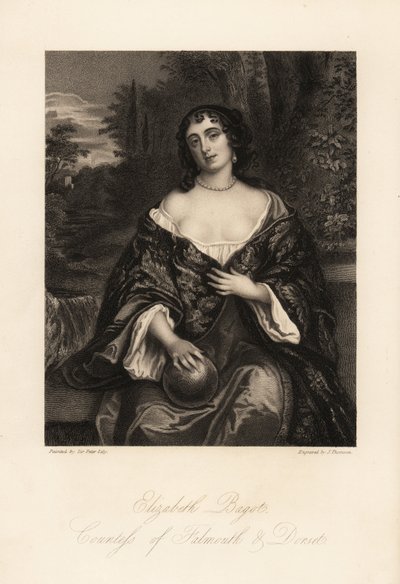 Elizabeth Bagot nebo Mary, hraběnka z Falmouthu a Dorsetu, manželka Charlese Berkeleyho od J. Thomson