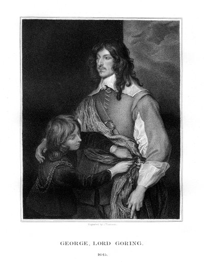 George Goring, Lord Goring, anglický royalistický voják, 1827. od J. Thomson
