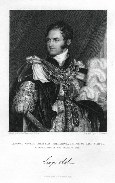 princ Leopold ze Saxe-Coburg-Saalfeld, 1831. od J. Thomson