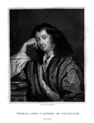 Thomas Clifford, 1. baron Clifford z Chudleigh, anglický státník a politik, 1828. od J. Thomson