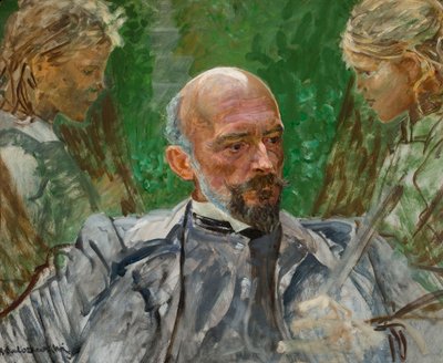 Umělec a hudebník od Jacek Malczewski