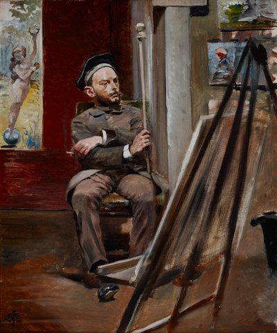 Portrét Stanisława Tondose, kolem roku 1902 (olej na plátně) od Jacek Malczewski