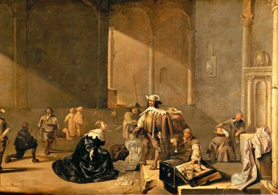 Plünderung eines Hauses durch spanische Truppen von Jacob A. & Willaerts Adam (1577-1664) Duck