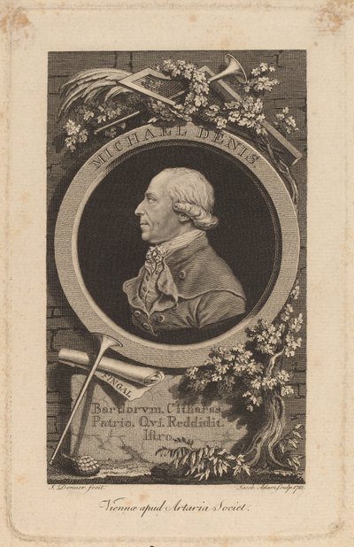 Johann-Michael Denis, 1781. od Jacob Adam