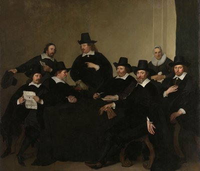 Regenti Nieuwe Zijds Institute for the Outdoor Relief of the Poor, Amsterdam, cca 1650 (olej na plátně) od Jacob Adriensz Backer