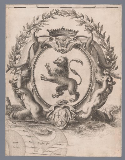 Mapa hrabství Holland a Utrecht (deska 2) od Jacob Aertsz. Colom (I)