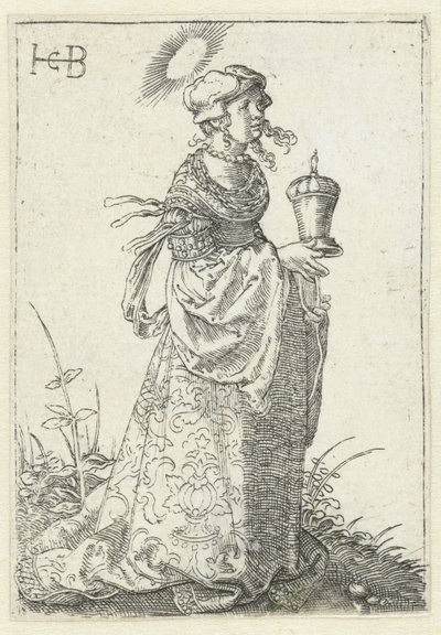 Maria Magdalena potkala zalfpot od Jacob Binck