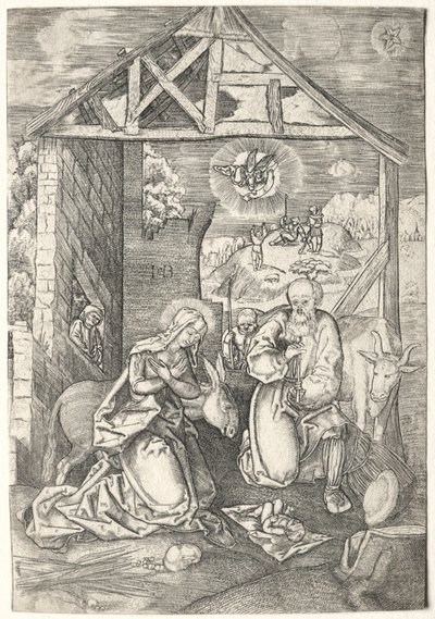 Narození. od Jacob Binck