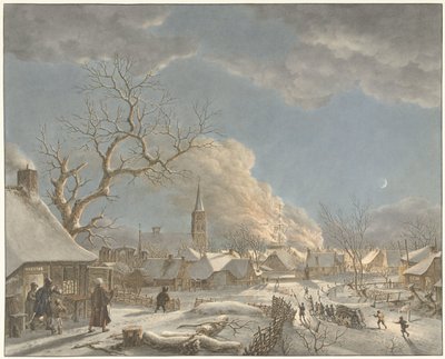 Zima, noc a oheň Čtyři roční období, denní doby a živly (název série) od Jacob  Cats