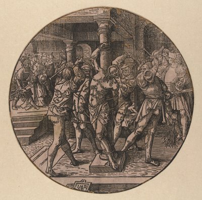 Pohroma Kristova The Round Passion (název série) od Jacob Cornelisz van Oostsanen