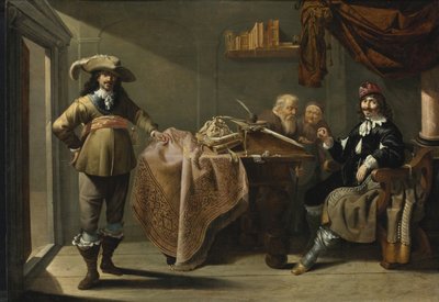 Almužna v notářské kanceláři od Jacob Duck