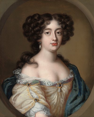 Portrét dámy tradičně identifikované jako Ortensia Mancini od Jacob Ferdinand Voet