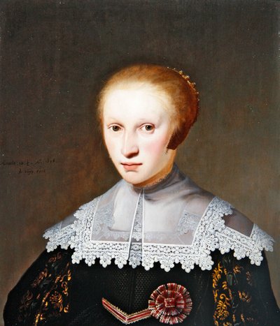Portrét mladé dámy ve věku 10 1/2 od Jacob Gerritsz Cuyp