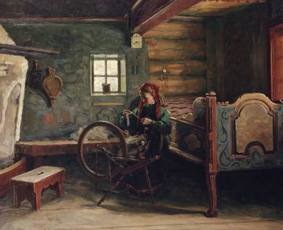 Obývací pokoj farmářů od Jacob Gloersen