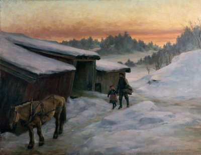 Z farmy poblíž Lysaker od Jacob Gloersen