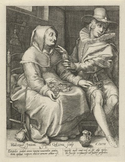 nerovná láska od Jacob Goltzius (II)