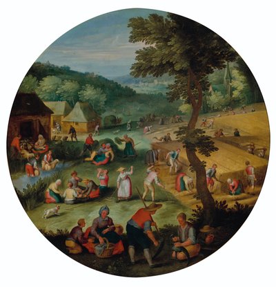 Alegorie léta od Jacob Grimmer