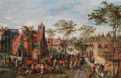 Vesnický jarmark Jacoba Grimmera od Jacob Grimmer