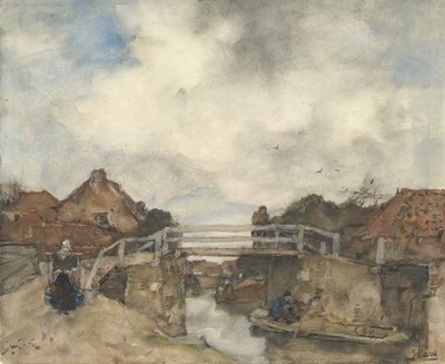 Nizozemský kanál, Rijswijk, druhá polovina 19. století. od Jacob Henricus Maris