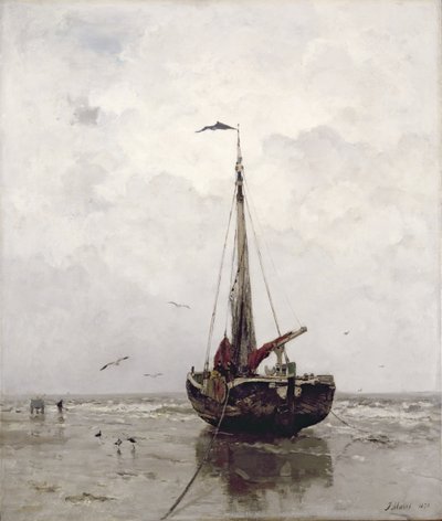 Rybářská loď od Jacob Henricus or Hendricus Maris