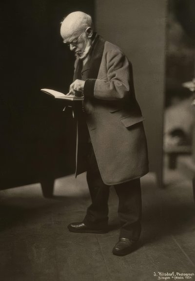 Menzelova kresba / foto 1904 od Jacob Hilsdorf