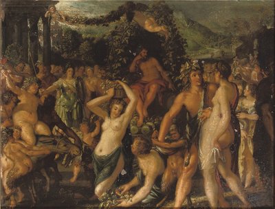 Sine Baccho et Cerere friget Venus od Jacob Hoefnagel