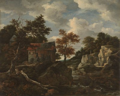 Skalnatá krajina od Jacob van Ruisdael