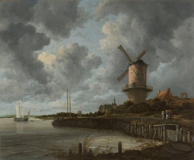 Větrný mlýn ve Wijk bij Duurstede Větrný mlýn ve Wijk bij Duurstede od Jacob van Ruisdael