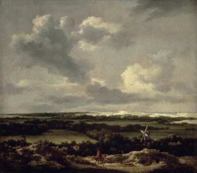 Krajina s dunami poblíž Haarlemu (olej na plátně) od Jacob van Ruisdael