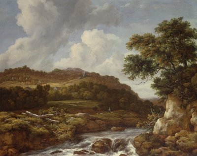 Horská krajina s torrentem od Jacob van Ruisdael