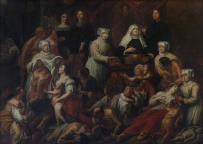 Antverpské nemocniční jeptišky (olej) od Jacob Jordaens