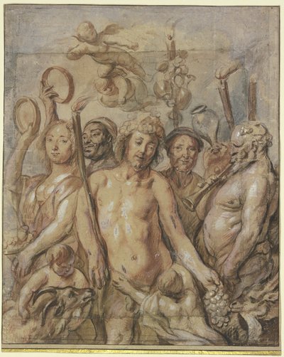 Průvod bakchantek (Triumf Bakcha) od Jacob Jordaens