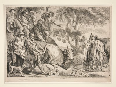 Cacus okrádá dobytek Herkula od Jacob Jordaens