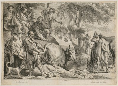 Cacus ukradl Herkulovo tele od Jacob Jordaens