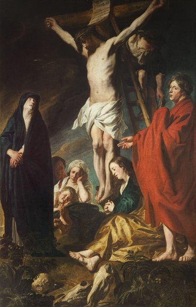 Kristus na kříži od Jacob Jordaens