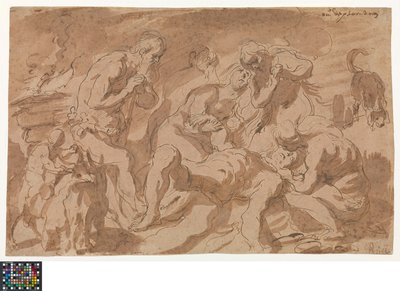 Německy: Die Beweinung Abels
nizozemsky: De bewening van Abel od Jacob Jordaens