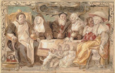Like Attracts Like (Gelyck By Gelyck) Dánština: Nejlépe hrají rovné děti (Gelyck By Gelyck) od Jacob Jordaens